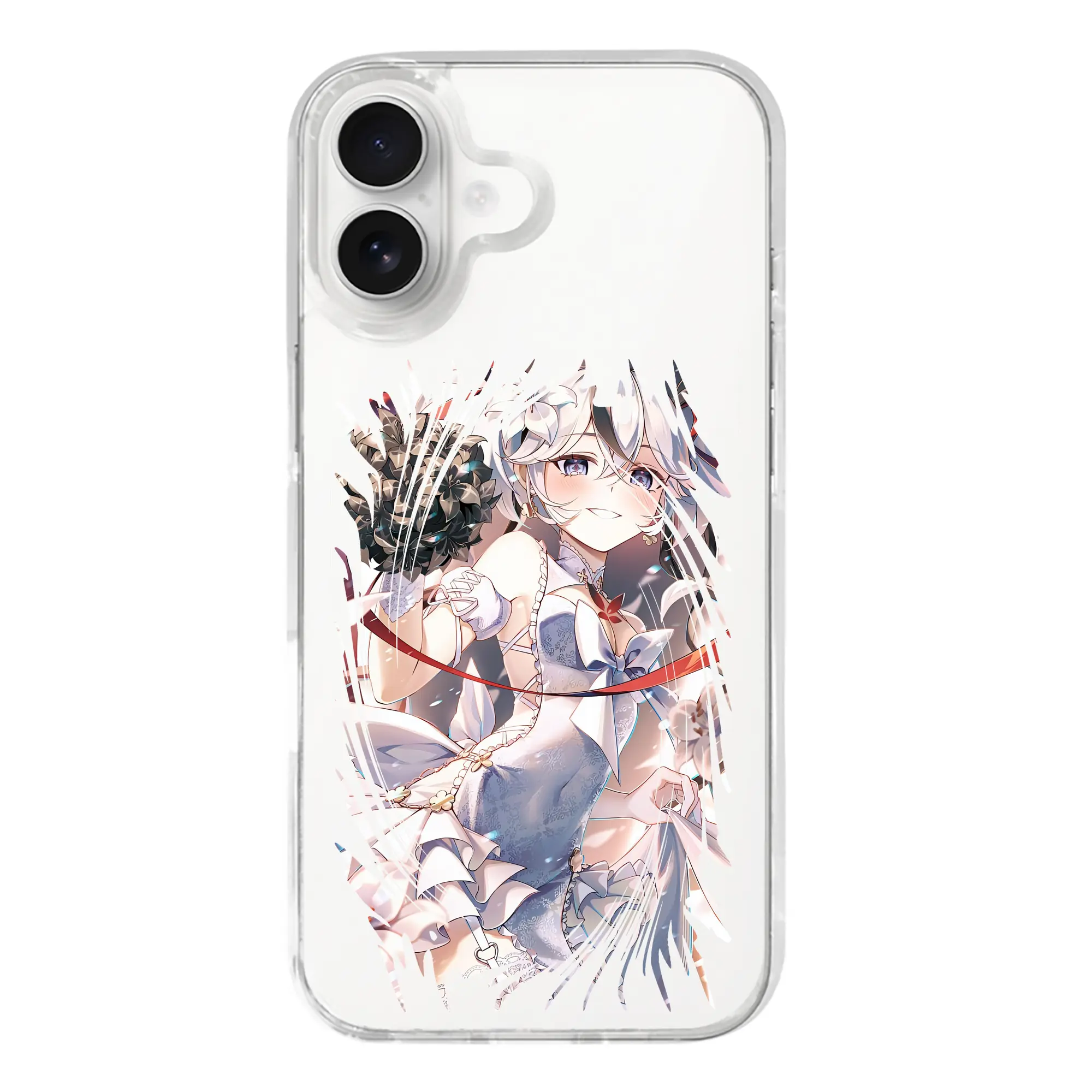 鳴潮 グッズ ツバキ - iPhone 17シリーズ 透明スマホケース – 薄型・耐衝撃・精密フィット保護カバー